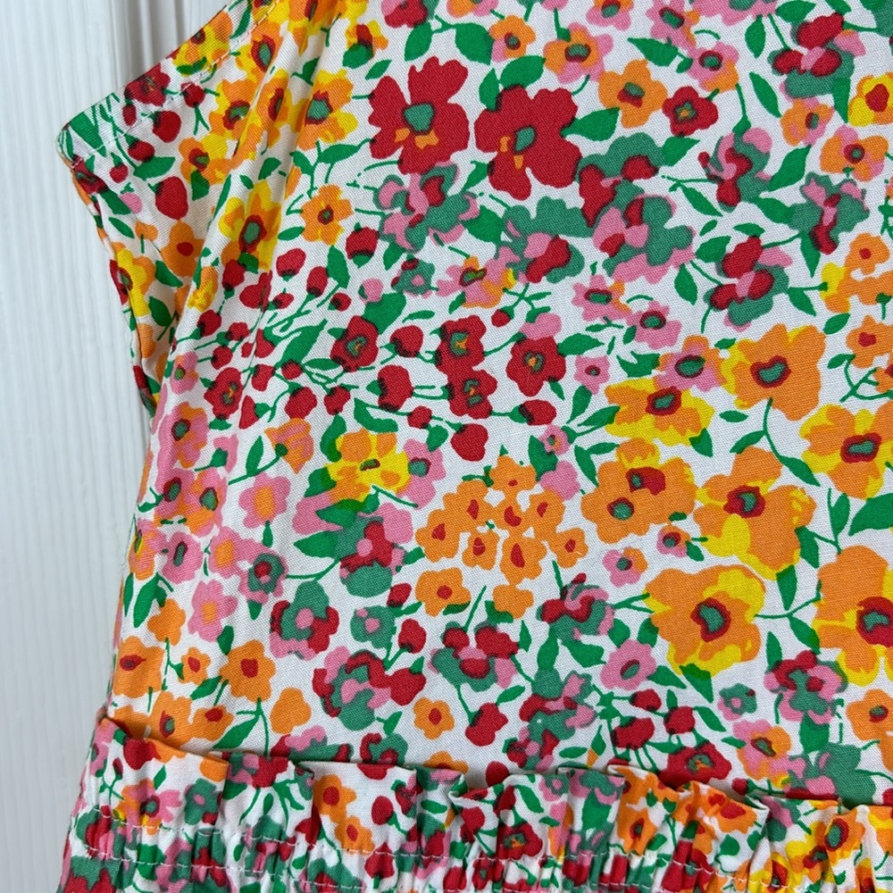NWT J. Crew mixed floral tiered midi dress sz 6 - Picture 6 of 10